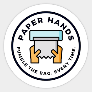 Paper Hands Sticker